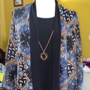 Stella & Julie dress and cardigan combo